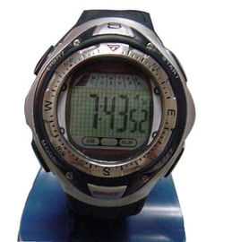 Reloj multifuncional de la PU LCD del deporte de la alarma diaria unisex del reloj