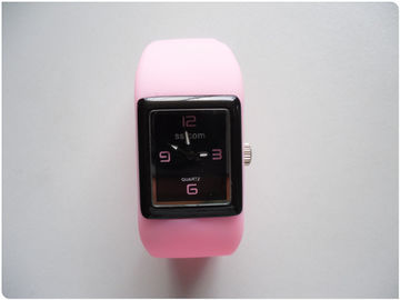 Reloj fresco de la pulsera del cuarzo del silicón del color de la fruta
