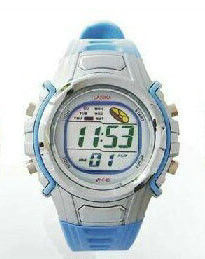Contraluz resistente de agua del reloj de Digitaces y del EL multifuncional unisex azul