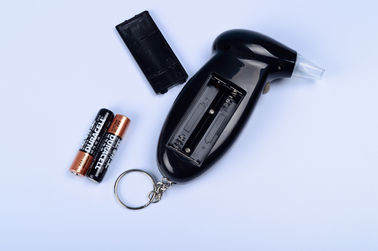 Alto equipo de prueba rojo exacto del alcohol de la respiración del LCD del contraluz para la policía