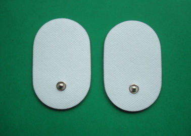 Forma negra/del blanco los 50*80MM del óvalo/cojín del electrodo para la máquina de la terapia de Digitaces, cojines no tejidos de la unidad de los diez