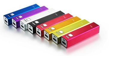 Mini banco 2600mah del poder del lápiz labial universal para el teléfono móvil/IPod