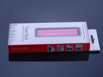 Banco portátil del poder del lápiz labial USB de la forma del corazón para Iphone/IPod, colorido