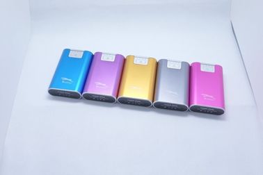 Banco portátil 6600mAh del poder del metal USB de la cámara digital con la antorcha del LED