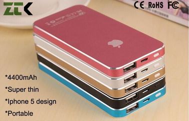 Banco portátil del poder de la forma de Iphone 5 del polímero para la cámara digital, MP3, MP4