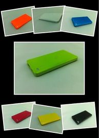 Banco ultra fino de polímero de litio 4400mAh, cargador del poder del teléfono celular del bolsillo