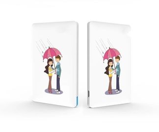 Banco delgado portátil 4000mAh del poder del Li-ion para el teléfono móvil/Ipad, blanco