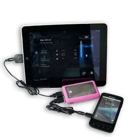 Banco universal del poder del cilindro del ABS para Smartphone, blanco/azul/rojo