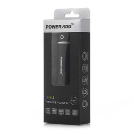 Banco fino 5000mAh de la alimentación por USB del tubo redondo para el Samsung Galaxy S5 LG G3