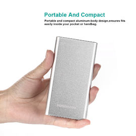 Salida de carga rápida del Samsung Galaxy del banco compacto blanco 5000MAH 5v 1A de la alimentación por USB
