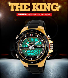 Reloj análogo-digital del contraluz durable del EL