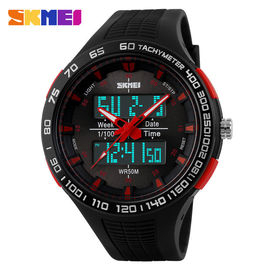 Reloj análogo-digital del estudiante, relojes al aire libre de la hora de los hombres de caso de los 52MM