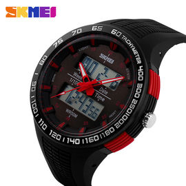 Reloj análogo-digital del estudiante, relojes al aire libre de la hora de los hombres de caso de los 52MM