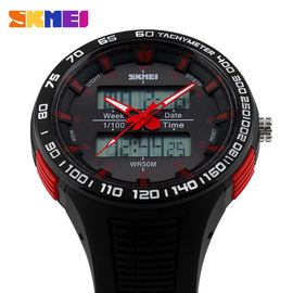 Reloj análogo-digital del estudiante, relojes al aire libre de la hora de los hombres de caso de los 52MM