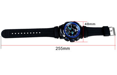 Reloj análogo-digital de 5 atmósferas, relojes de la exhibición del LCD de la caja del ABS