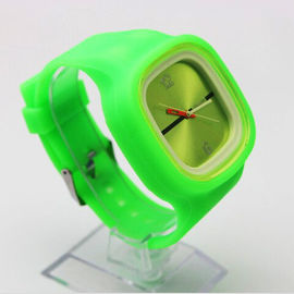 La aduana de moda imprimió los relojes de la jalea con la correa/la cara permutables