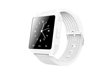 Reloj elegante de Bluetooth del teléfono móvil blanco casual con la imagen teledirigida