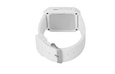 Reloj elegante de Bluetooth del teléfono móvil blanco casual con la imagen teledirigida