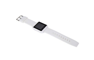 Reloj elegante de Bluetooth del teléfono móvil blanco casual con la imagen teledirigida