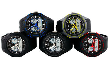 Reloj análogo-digital de señora Round Multifunction con el carillón por hora