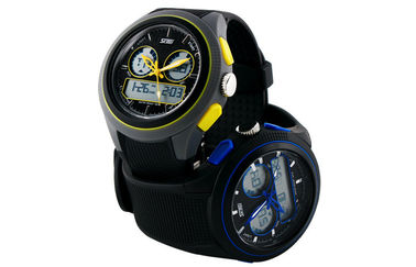 Reloj análogo-digital de señora Round Multifunction con el carillón por hora