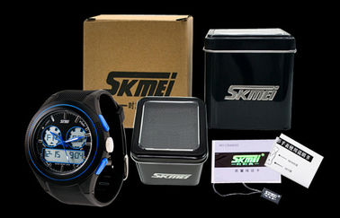 Reloj análogo-digital de señora Round Multifunction con el carillón por hora