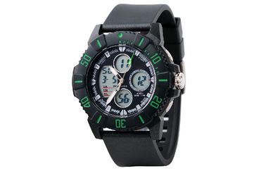 Reloj análogo-digital de la atmósfera del contraluz unisex 5 del EL del ocio con el bisel giratorio