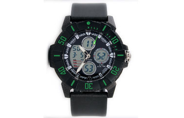 Reloj análogo-digital de la atmósfera del contraluz unisex 5 del EL del ocio con el bisel giratorio