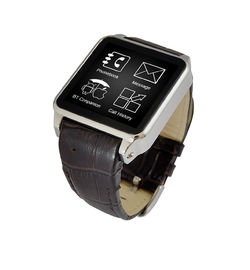 reloj elegante 3G y GPS para el androide con el detector en tiempo real del ritmo cardíaco