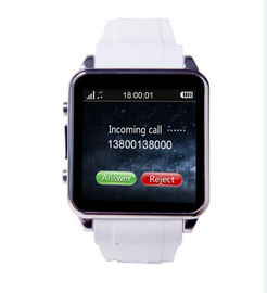 reloj elegante 3G y GPS para el androide con el detector en tiempo real del ritmo cardíaco