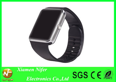 Teléfono elegante de plata del reloj de la pulsera de la muñeca negra de Bluetooth del oro o del metal para el regalo de la promoción