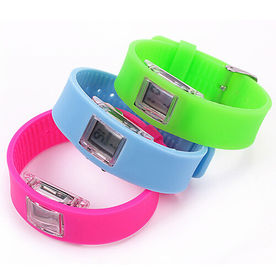 Movimiento flexible del reloj elegante casual del LED Digital para los muchachos/las muchachas