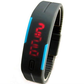La pantalla táctil para hombre del silicón de la moda llevó el reloj de los deportes de Digitaces