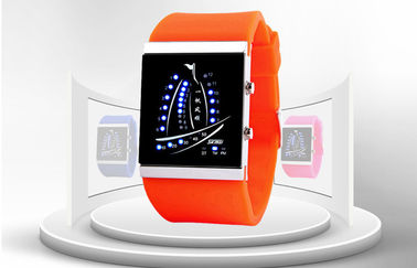 Reloj colorido del LED Digital
