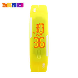 Reloj de la pulsera del silicón de Vogue, pulsera de goma de encargo del tacto impermeable
