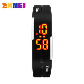 Pequeña Digitaces prenda impermeable llevada fina de la atmósfera del negro 3 del reloj de Digitaces para los muchachos