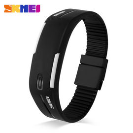 Pequeña Digitaces prenda impermeable llevada fina de la atmósfera del negro 3 del reloj de Digitaces para los muchachos