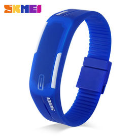 Pequeño contraluz del EL del reloj del LED Digital con la banda de la PU de Softable