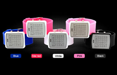 Reloj del contraluz LED Digital del EL, relojes del espejo del dial de la calculadora