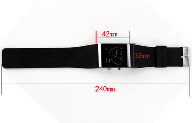 Reloj de las muchachas LED Digital, relojes electrónicos de la correa azul del silicón