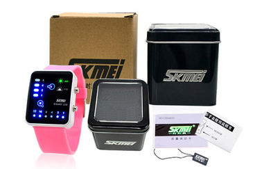 Reloj de señora Shockproof LED Digital, reloj binario antimagnético