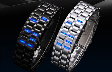Reloj resistente de agua LED Digital, reloj del samurai del hierro del hombre