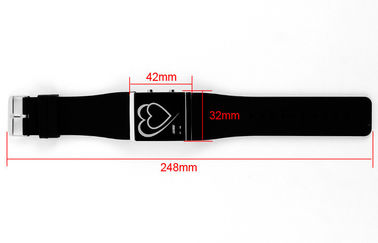 Reloj del espejo del contraluz del EL de los pares del estilo del corazón del reloj del LED Digital
