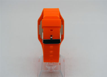 Iluminación de la prensa de la pantalla táctil del reloj del silicón del reloj de los deportes de Digitaces del movimiento del LED