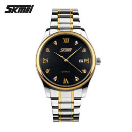 Reloj de la correa del metal de Vogue de los hombres