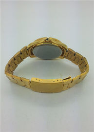Reloj del cuarzo del acero inoxidable de la señora