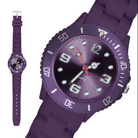 Pulsera de relojes unisex de encargo promocional de la correa del silicón 43m m con la correa de Adjudable
