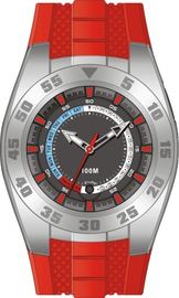 Los relojes de calibración del uno mismo de la correa del silicio, los relojes de Digitaces más frescos se doblan zona horaria