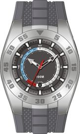 Los relojes de calibración del uno mismo de la correa del silicio, los relojes de Digitaces más frescos se doblan zona horaria