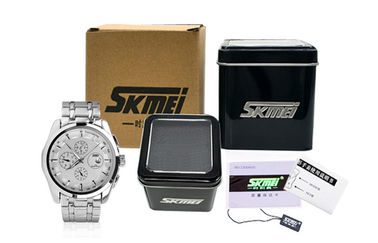 Reloj para hombre del cuarzo del acero inoxidable